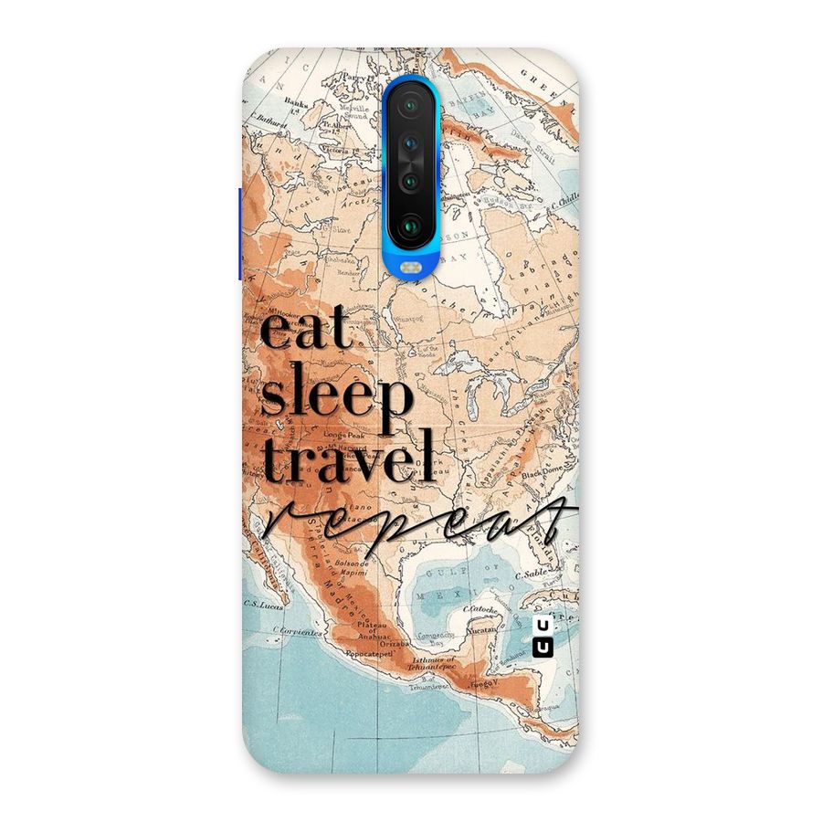 Travel Repeat Back Case for Poco X2