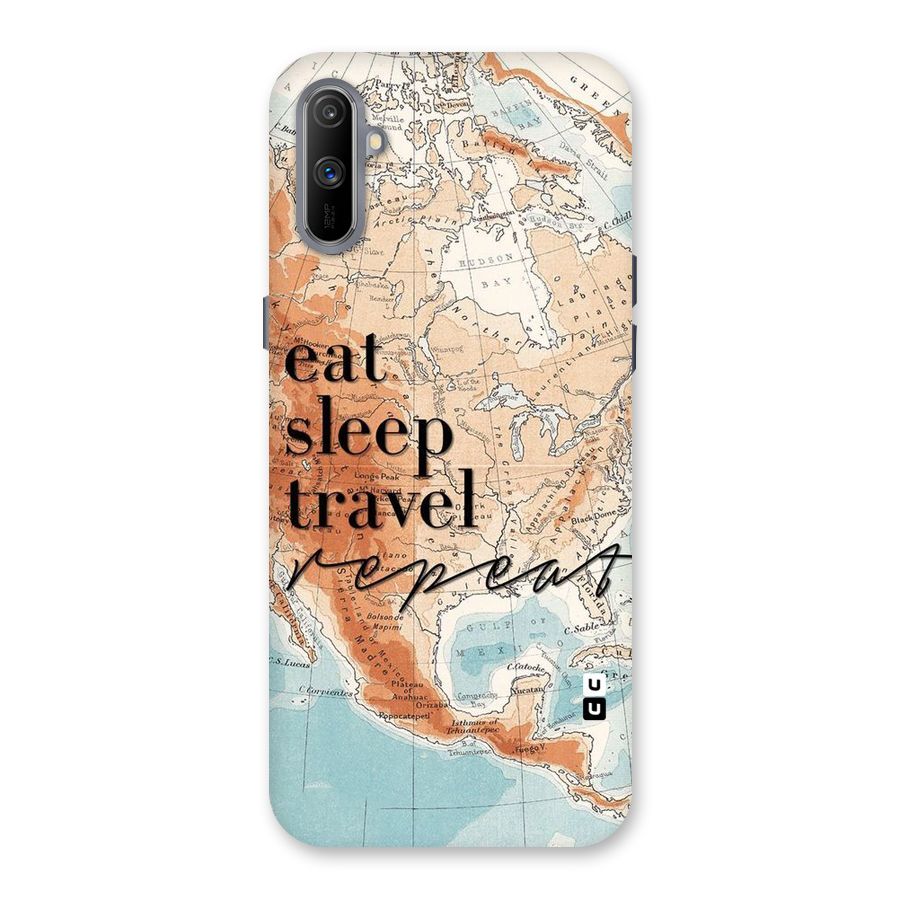 Travel Repeat Back Case for Realme C3