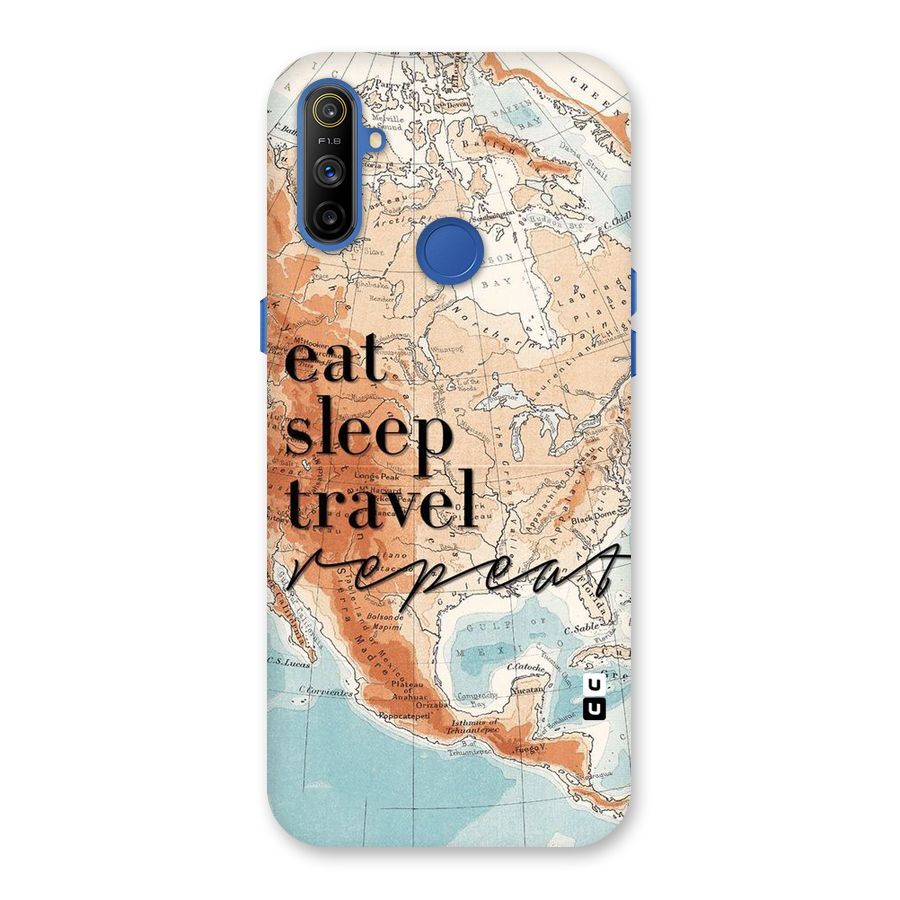 Travel Repeat Back Case for Realme Narzo 10A