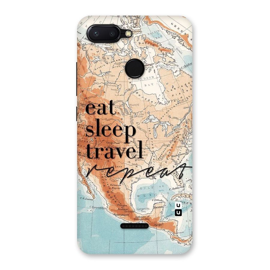 Travel Repeat Back Case for Redmi 6
