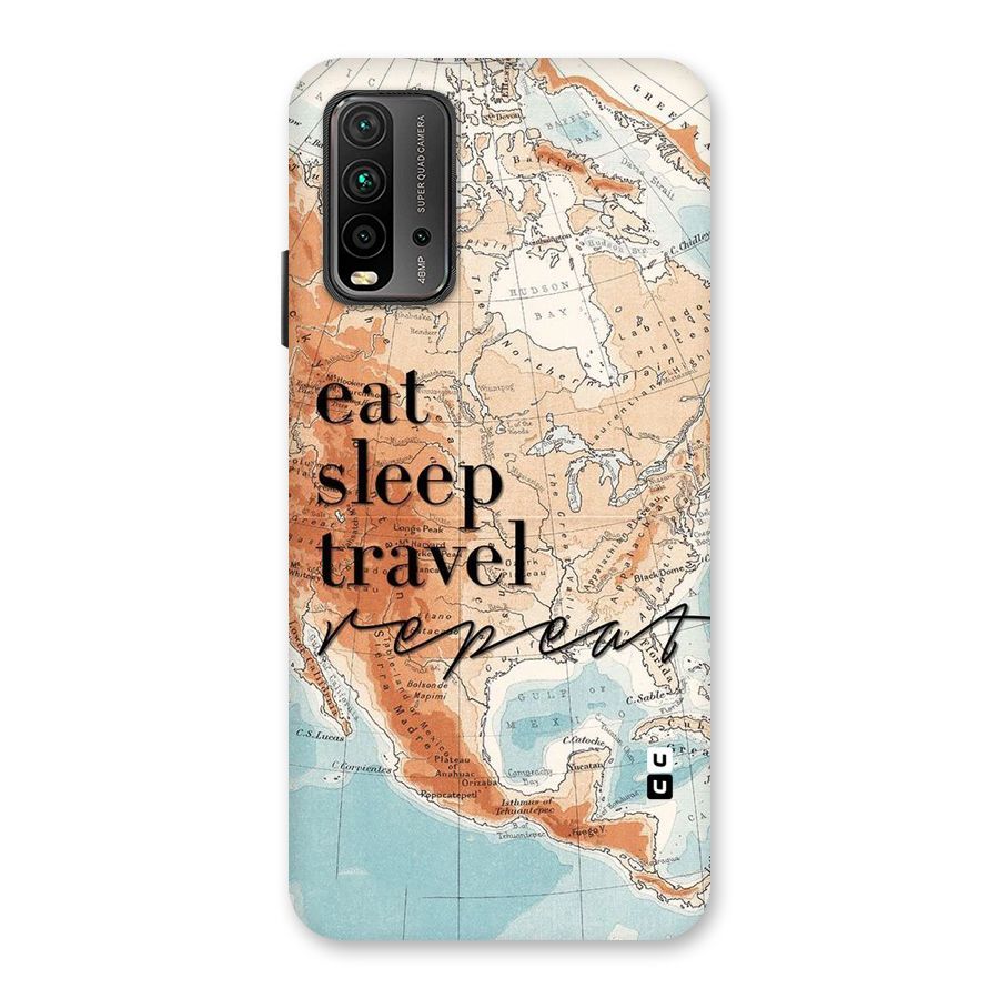 Travel Repeat Back Case for Redmi 9 Power