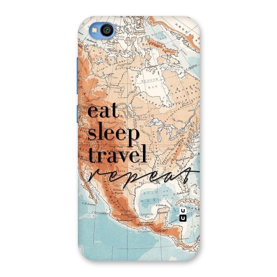 Travel Repeat Back Case for Redmi Go
