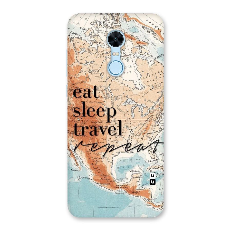 Travel Repeat Back Case for Redmi Note 5