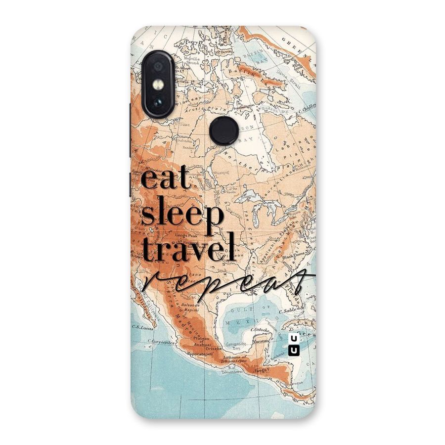 Travel Repeat Back Case for Redmi Note 5 Pro