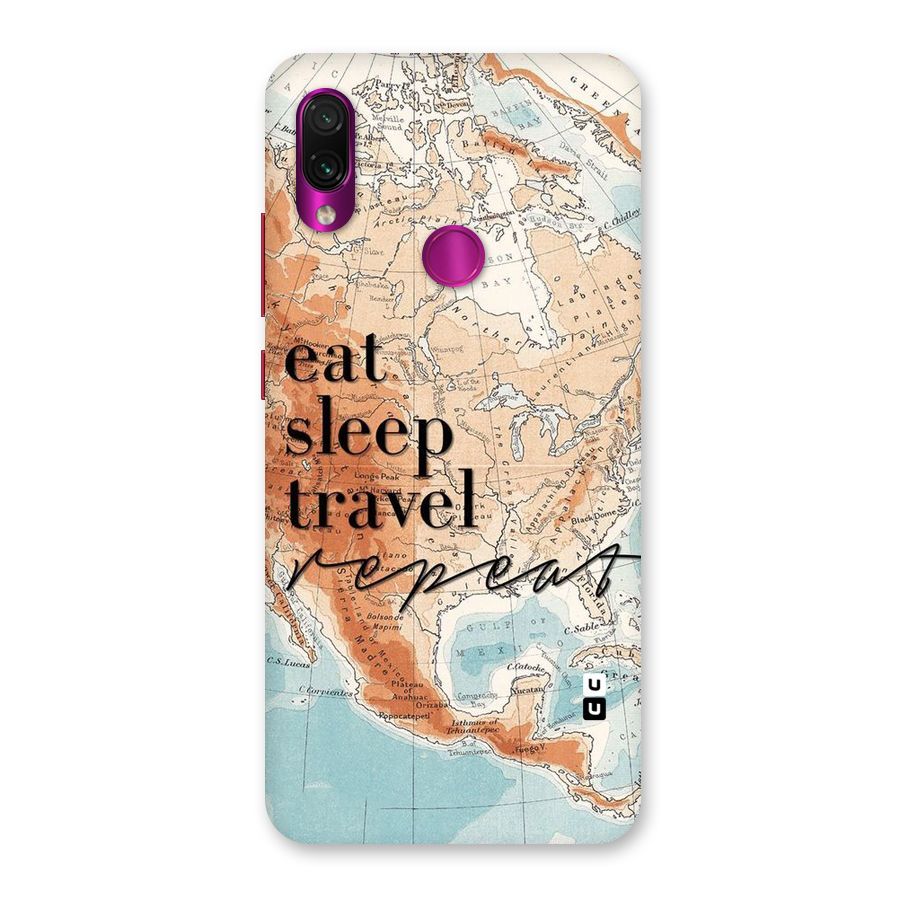 Travel Repeat Back Case for Redmi Note 7 Pro