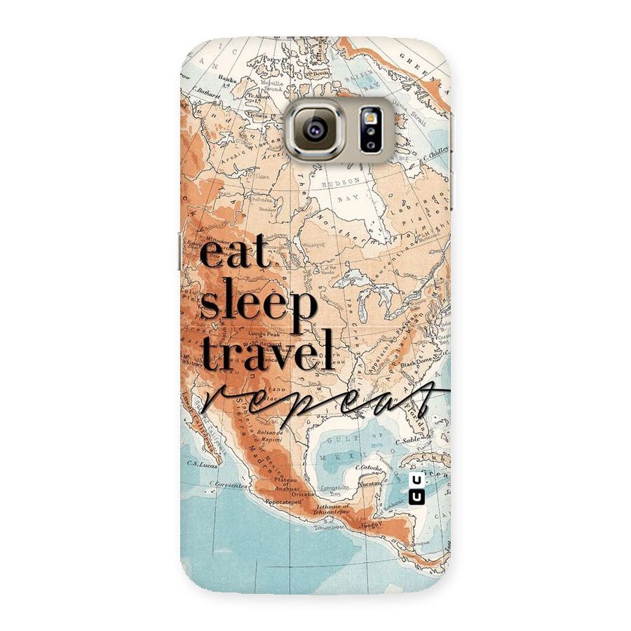 Travel Repeat Back Case for Samsung Galaxy S6 Edge