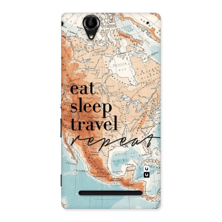 Travel Repeat Back Case for Sony Xperia T2