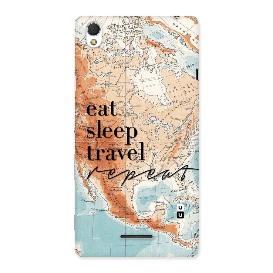 Travel Repeat Back Case for Sony Xperia T3