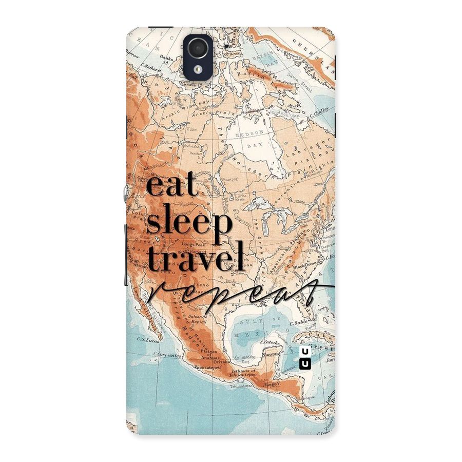 Travel Repeat Back Case for Sony Xperia Z