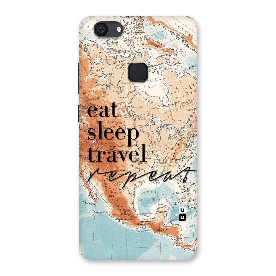 Travel Repeat Back Case for Vivo V7 Plus