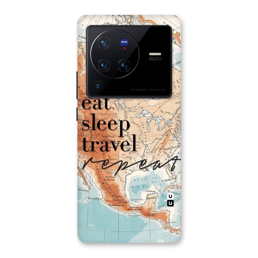 Travel Repeat Back Case for Vivo X80 Pro
