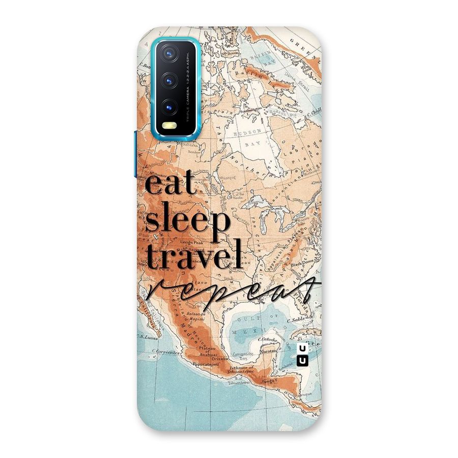 Travel Repeat Back Case for Vivo Y20
