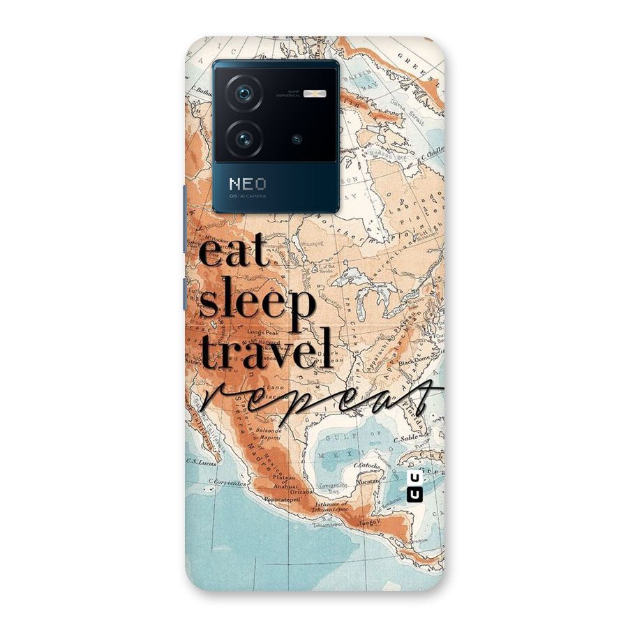 Travel Repeat Back Case for Vivo iQOO Neo 6 5G