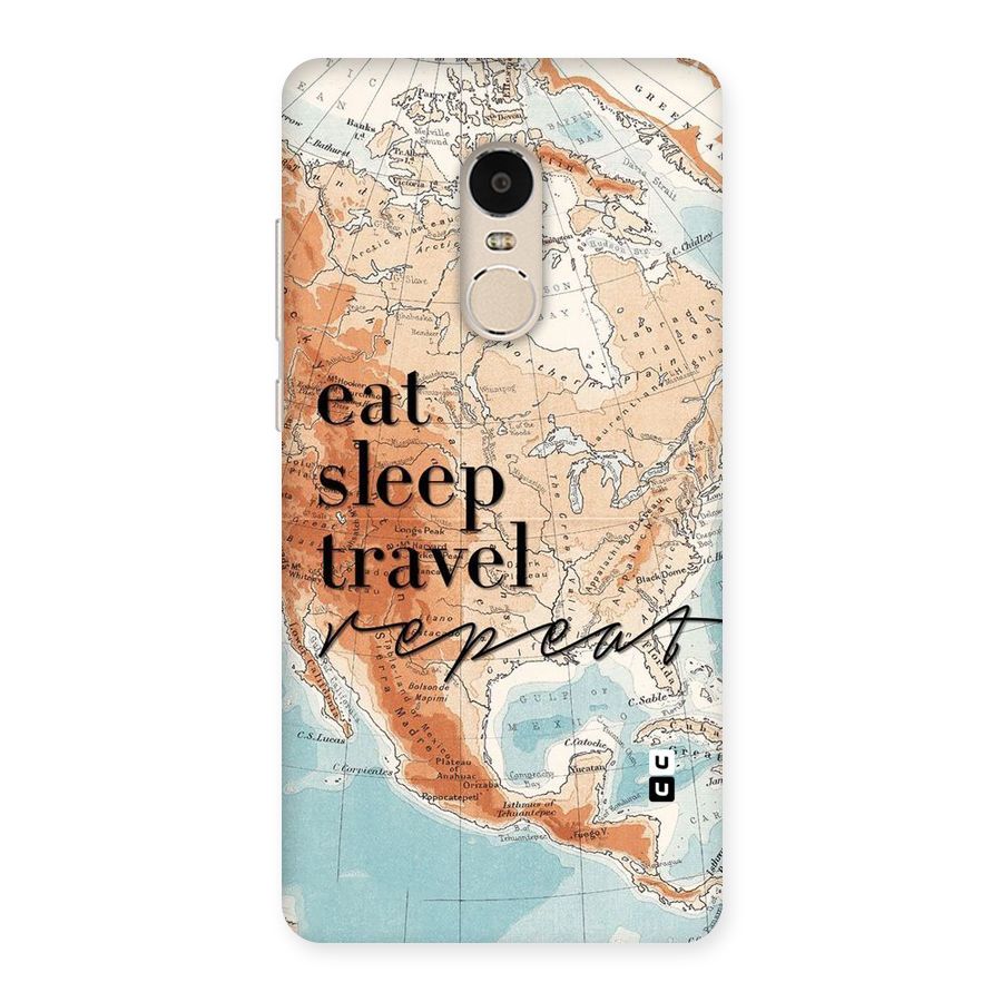 Travel Repeat Back Case for Xiaomi Redmi Note 4