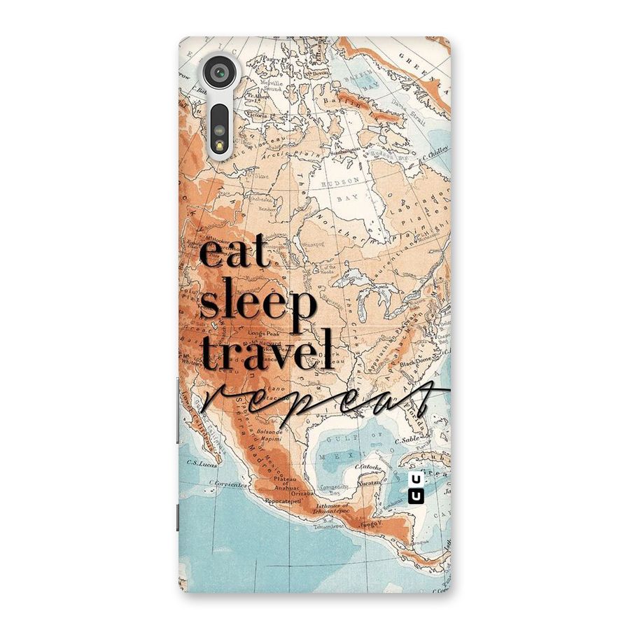Travel Repeat Back Case for Xperia XZ