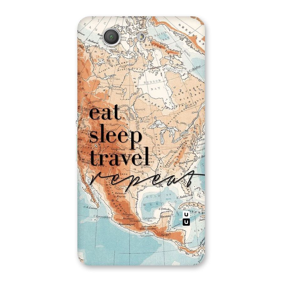 Travel Repeat Back Case for Xperia Z3 Compact