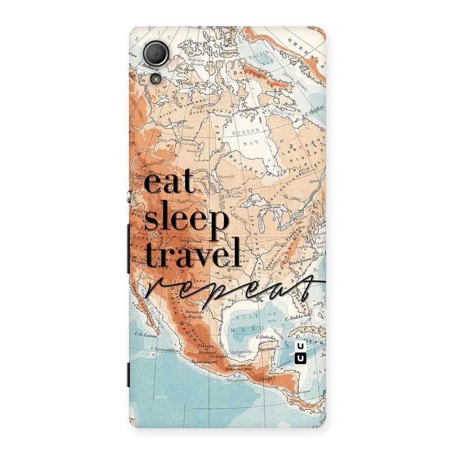 Travel Repeat Back Case for Xperia Z3 Plus