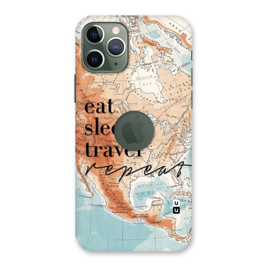 Travel Repeat Back Case for iPhone 11 Pro Logo  Cut
