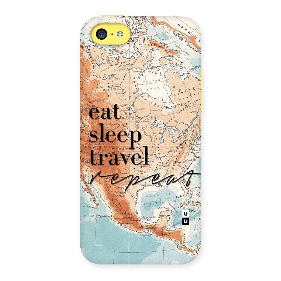 Travel Repeat Back Case for iPhone 5C