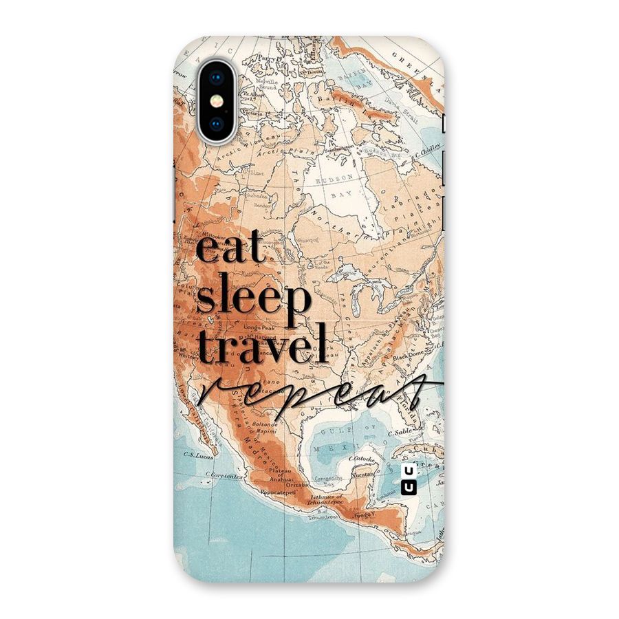 Travel Repeat Back Case for iPhone XS