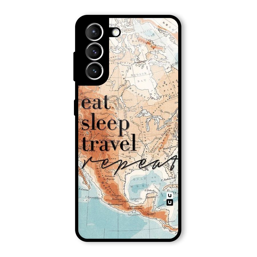 Travel Repeat Glass Back Case for Galaxy S21 5G