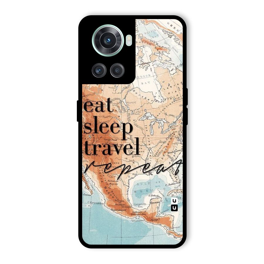 Travel Repeat Glass Back Case for OnePlus 10R