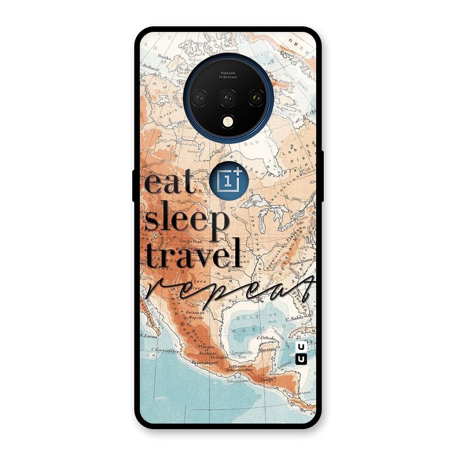 Travel Repeat Glass Back Case for OnePlus 7T