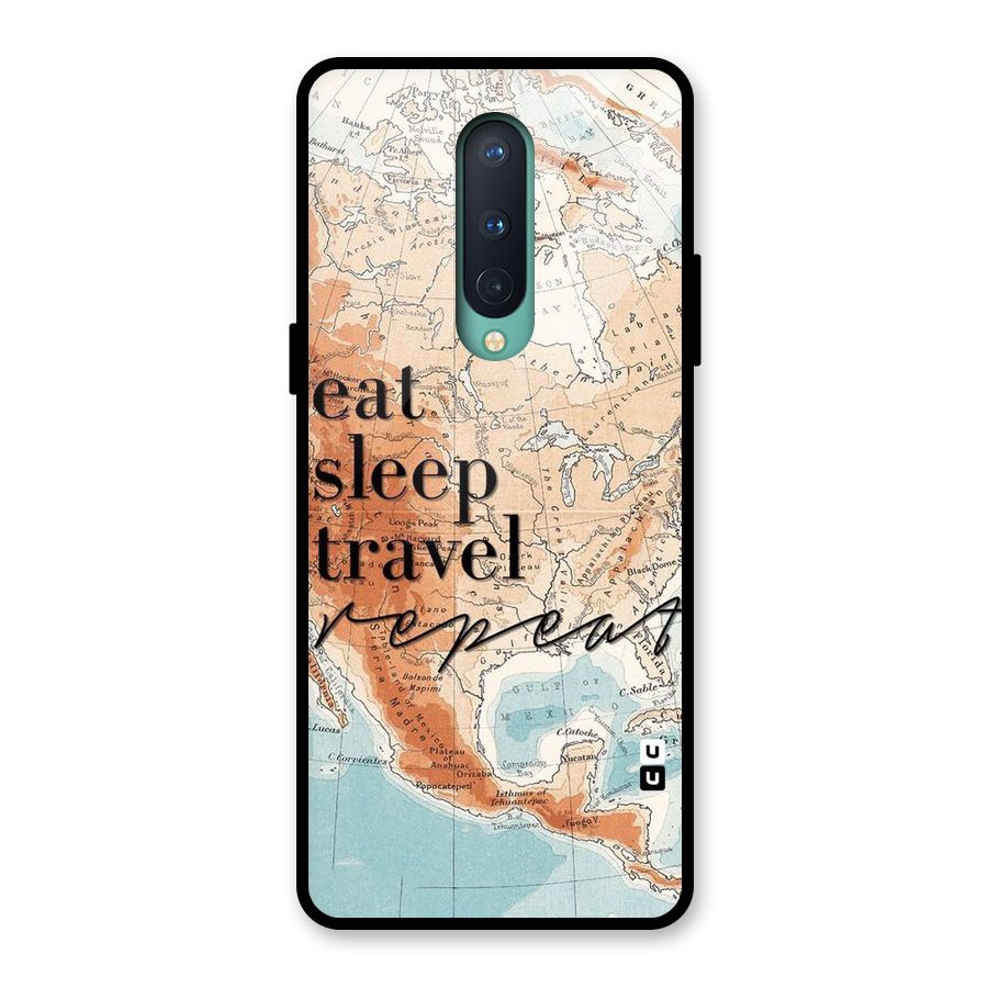 Travel Repeat Glass Back Case for OnePlus 8