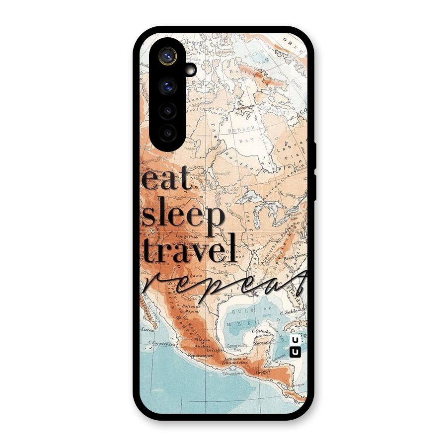 Travel Repeat Glass Back Case for Realme 6i
