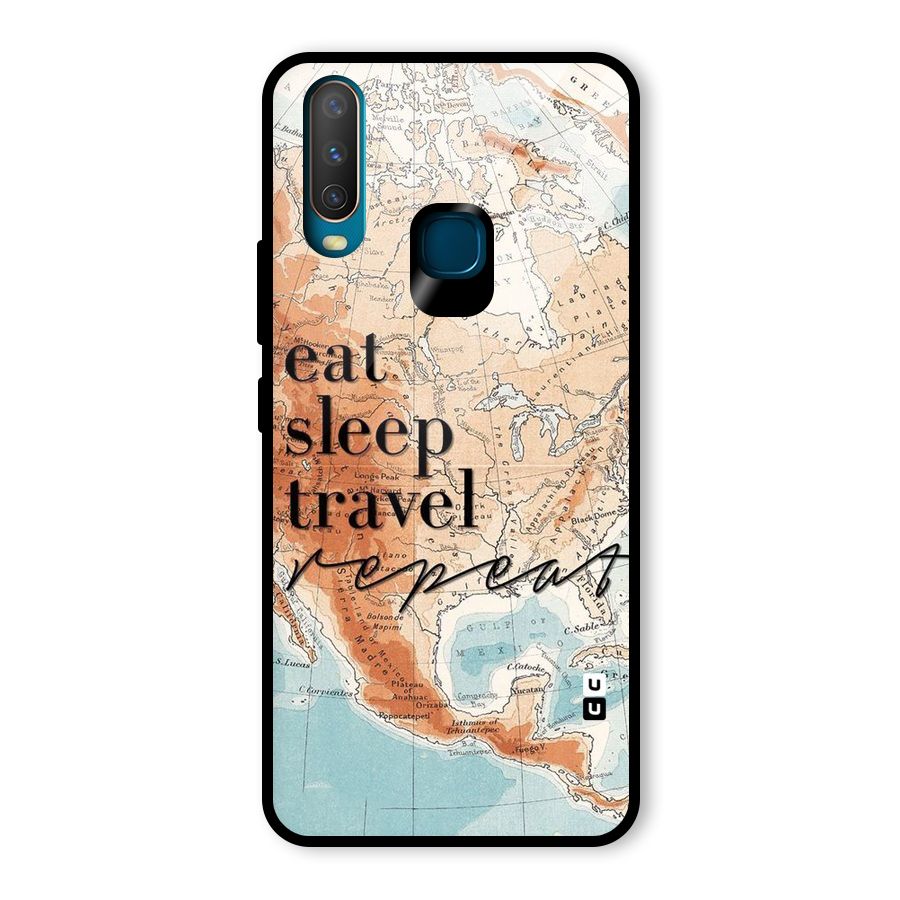 Travel Repeat Glass Back Case for Vivo U10