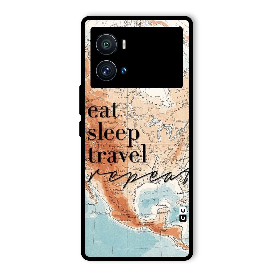 Travel Repeat Glass Back Case for Vivo iQOO 9 Pro