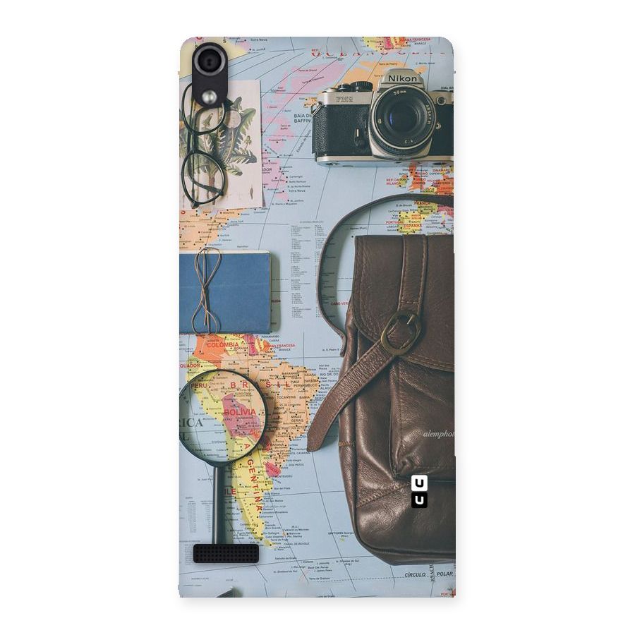 Travel Requisites Back Case for Ascend P6