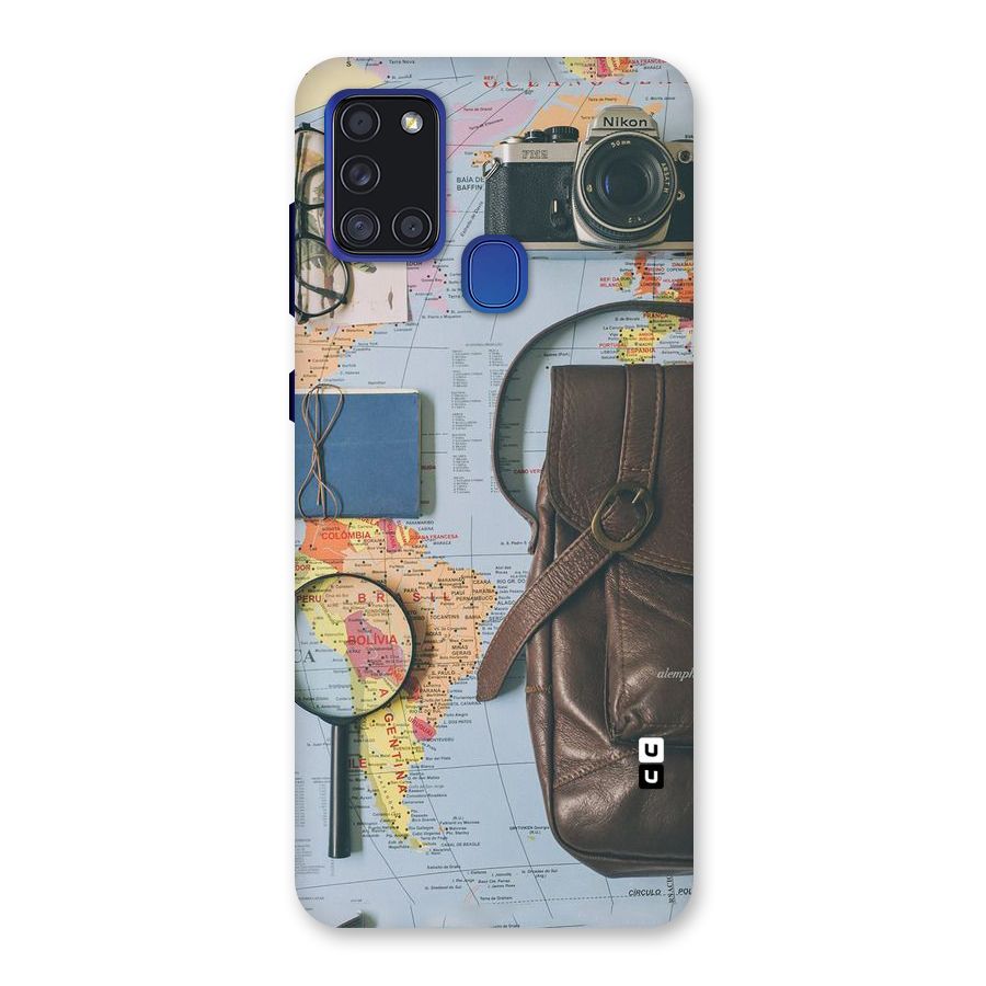 Travel Requisites Back Case for Galaxy A21s