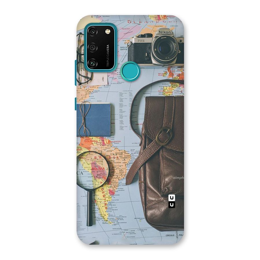 Travel Requisites Back Case for Honor 9A