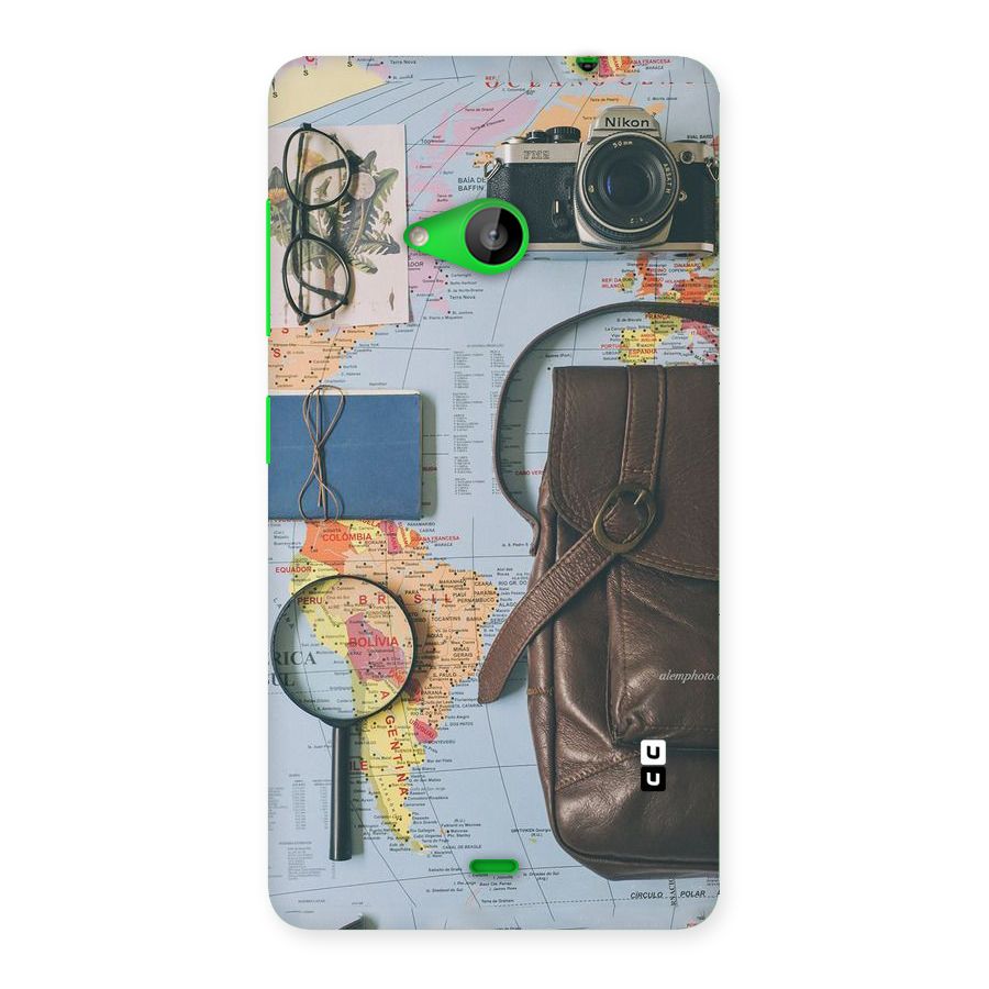 Travel Requisites Back Case for Lumia 535