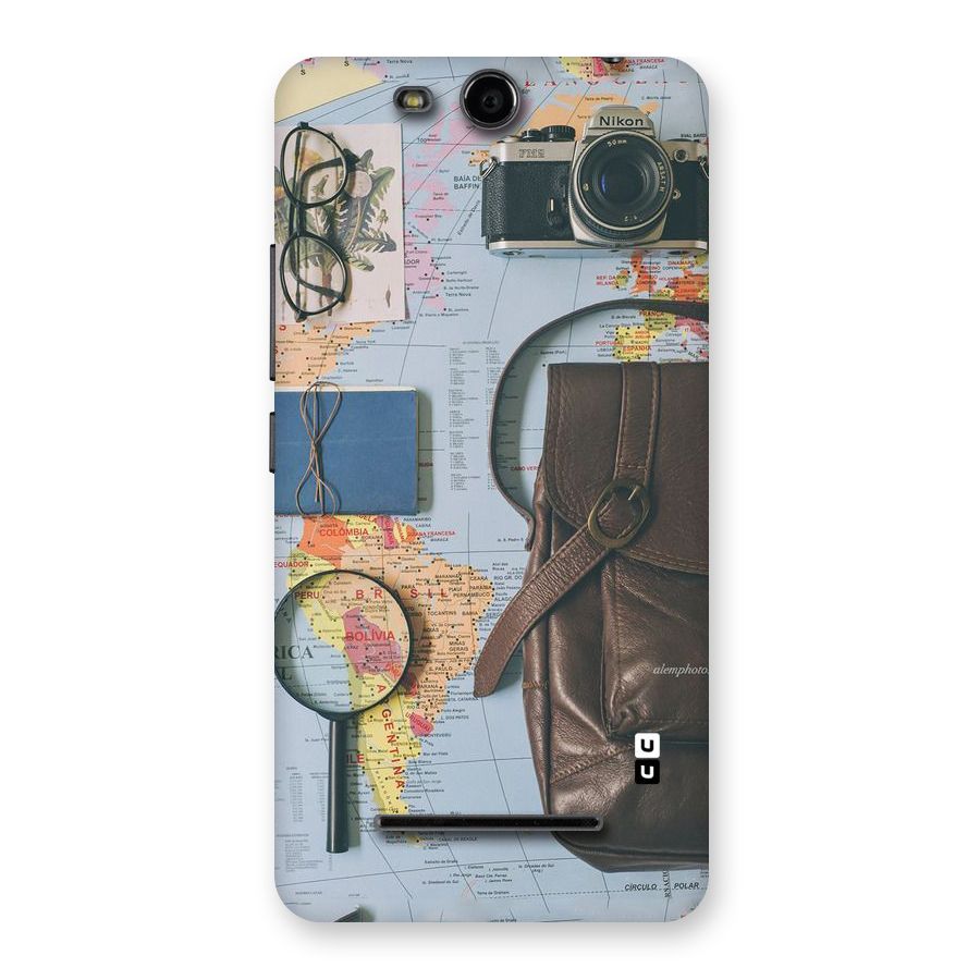 Travel Requisites Back Case for Micromax Canvas Juice 3 Q392