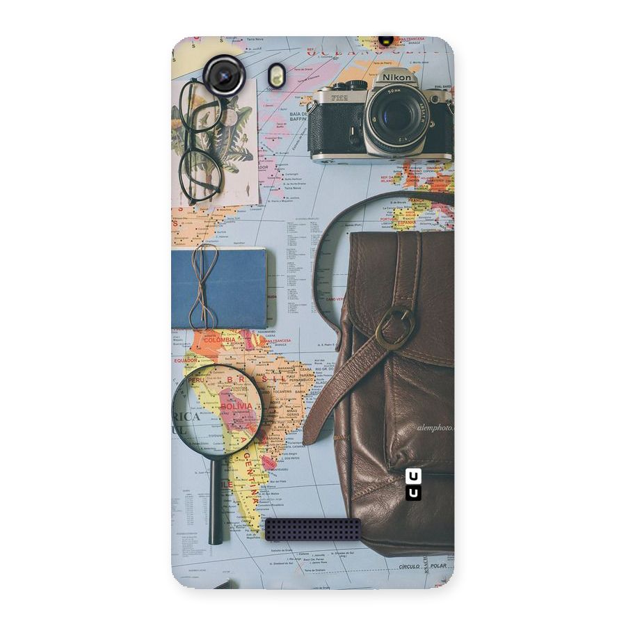 Travel Requisites Back Case for Micromax Unite 3