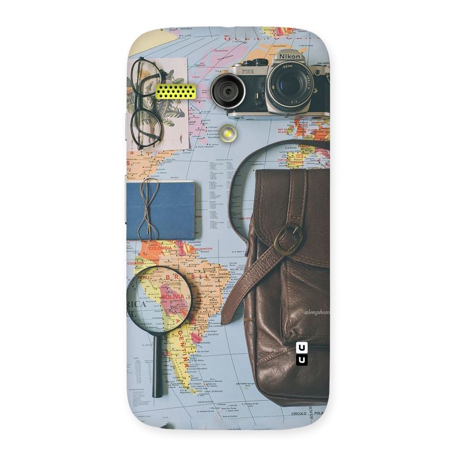 Travel Requisites Back Case for Moto G
