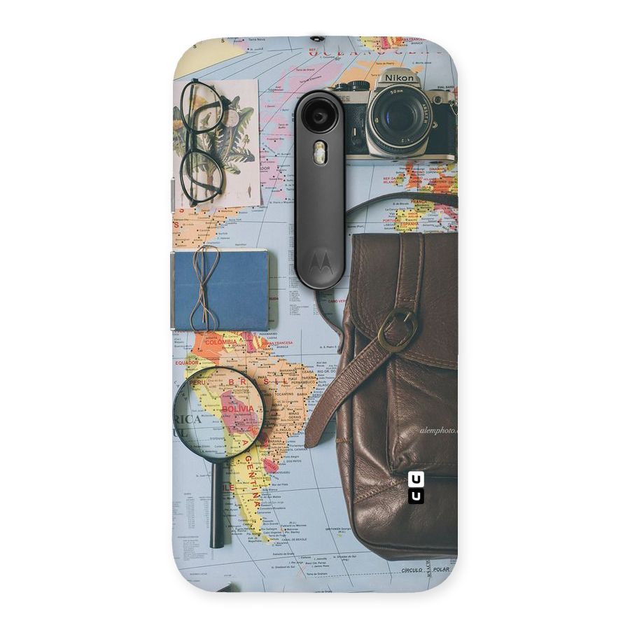 Travel Requisites Back Case for Moto G3