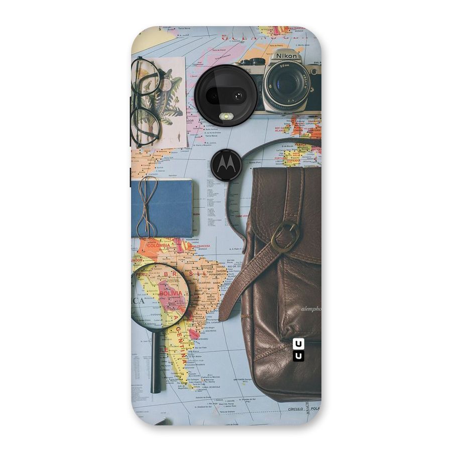 Travel Requisites Back Case for Moto G7