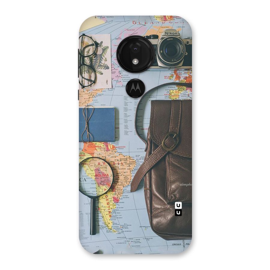 Travel Requisites Back Case for Moto G7 Power