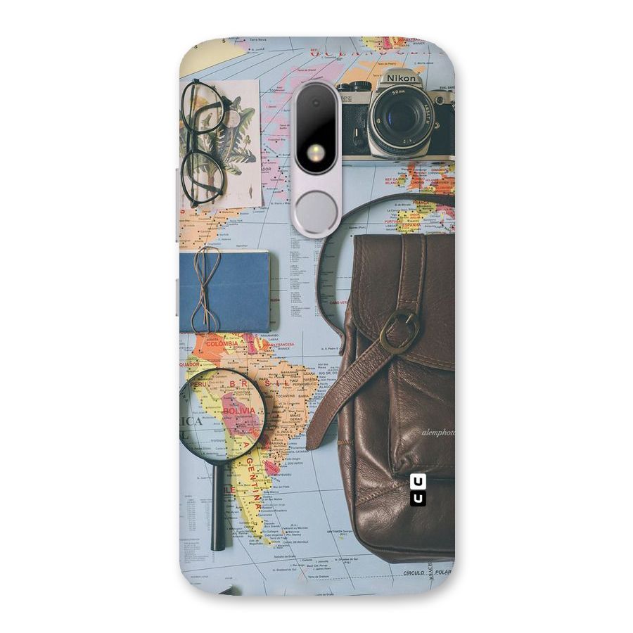 Travel Requisites Back Case for Moto M