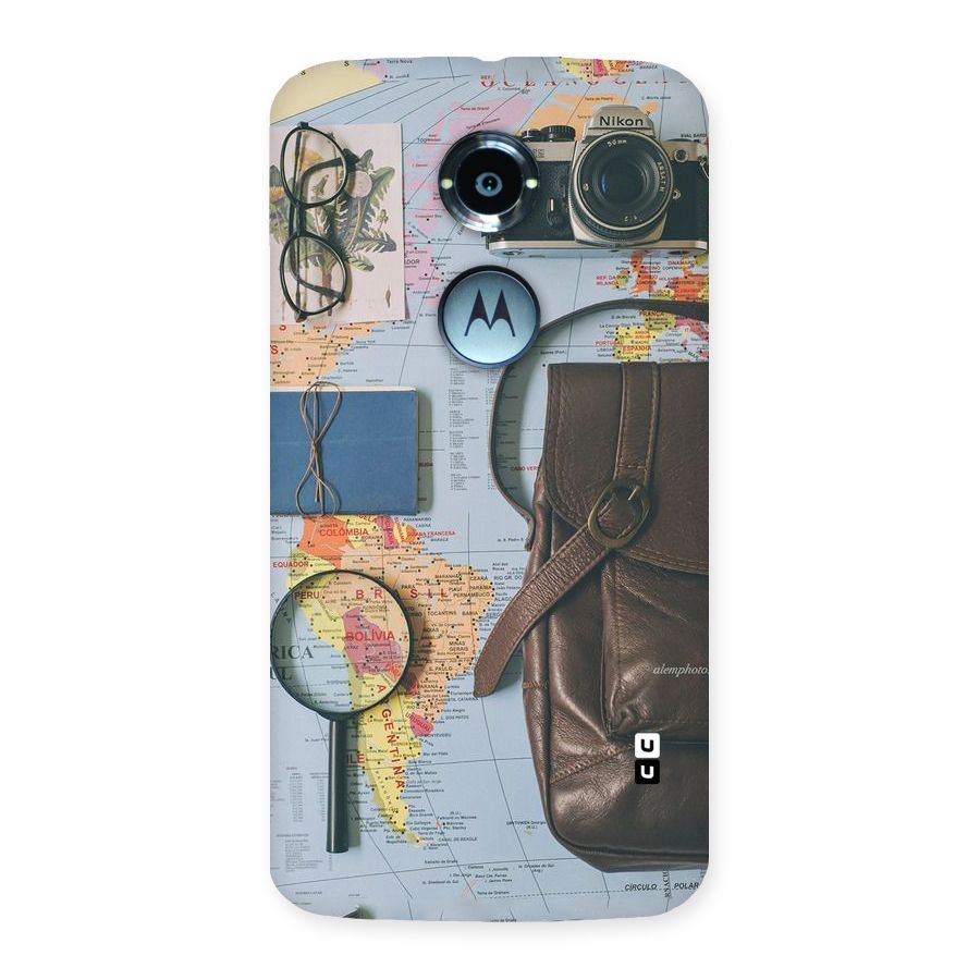 Travel Requisites Back Case for Moto X 2nd Gen