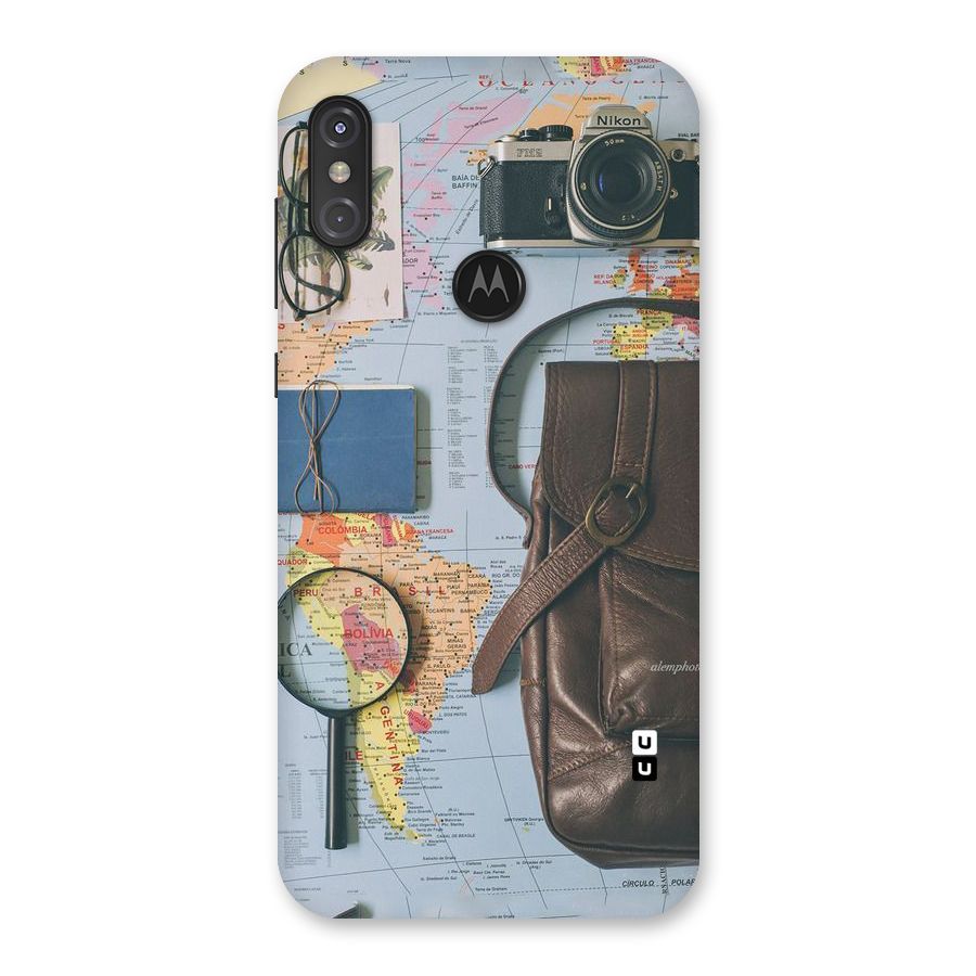Travel Requisites Back Case for Motorola One Power