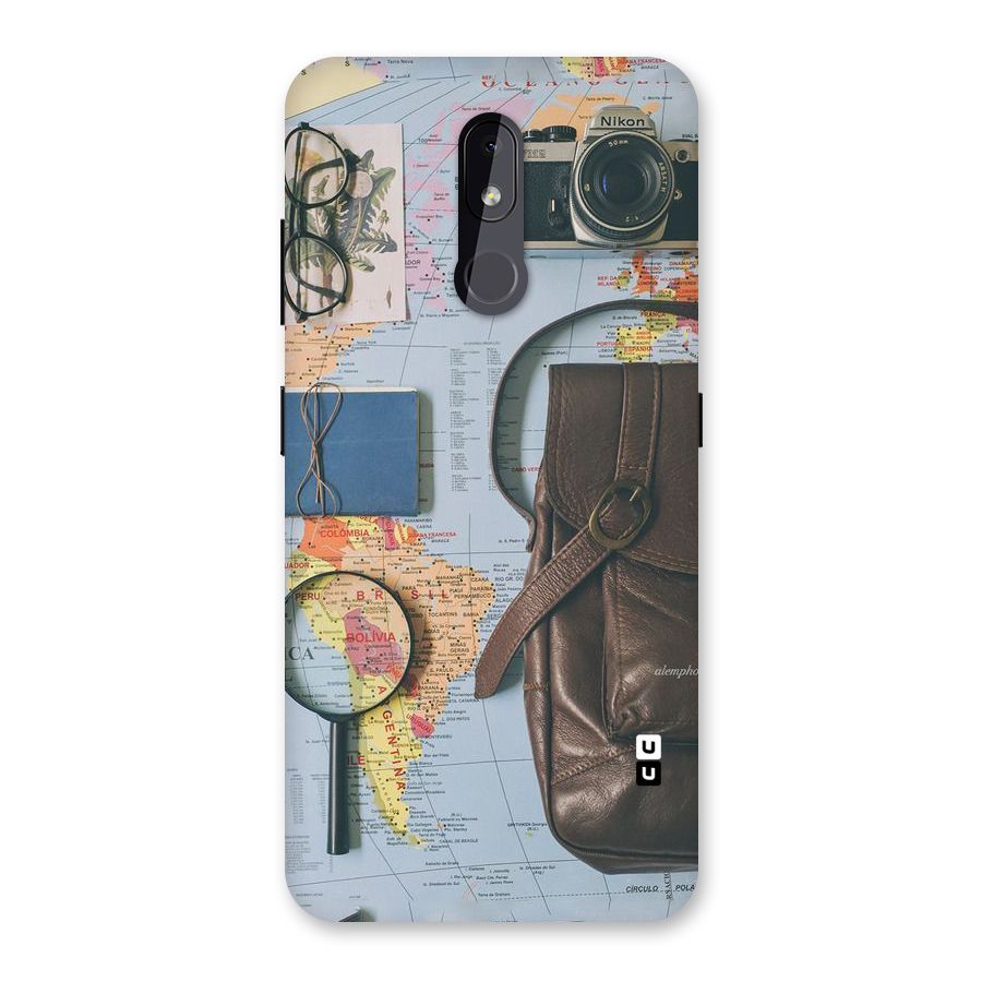 Travel Requisites Back Case for Nokia 3.2
