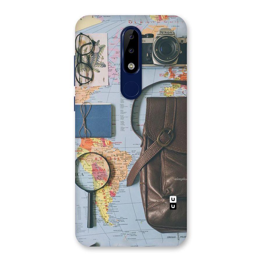 Travel Requisites Back Case for Nokia 5.1 Plus