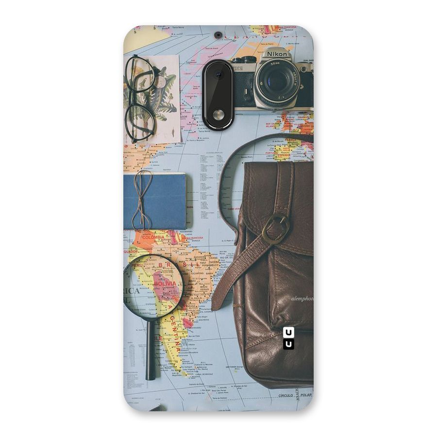 Travel Requisites Back Case for Nokia 6