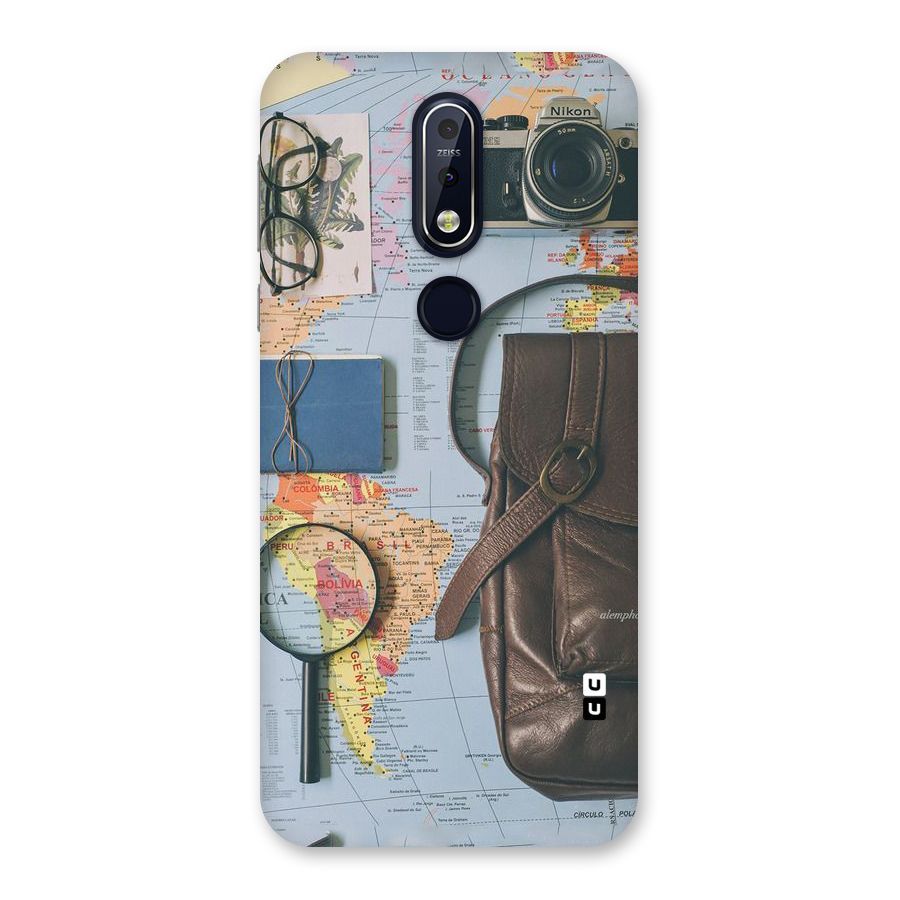Travel Requisites Back Case for Nokia 7.1