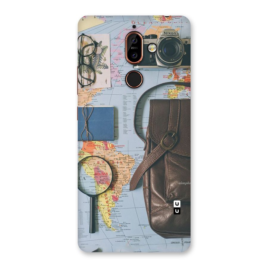 Travel Requisites Back Case for Nokia 7 Plus