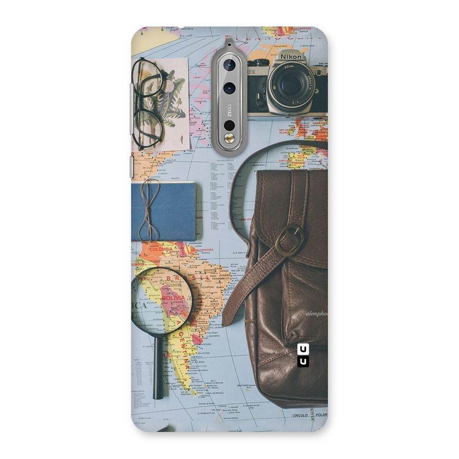 Travel Requisites Back Case for Nokia 8